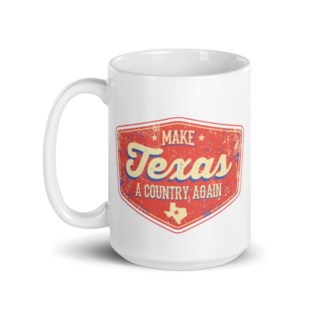 MATACA Mug Make Texas A Country Again Beer Label Coffee Mug