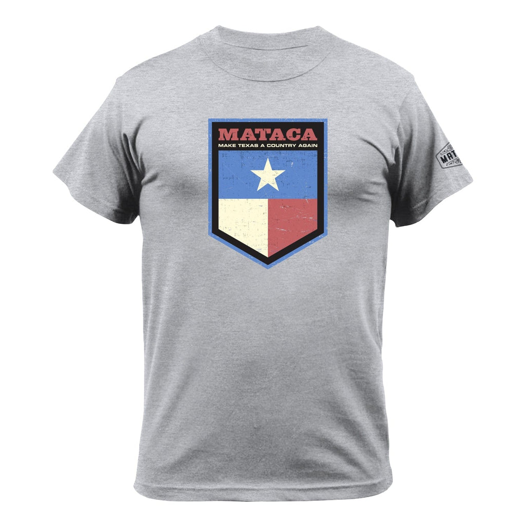 MATACA T-shirt Sport Grey / S MATACA Super Hero Shield MATACA Super Hero Shield | Make Texas A Country | Back the Blue | Blue Line