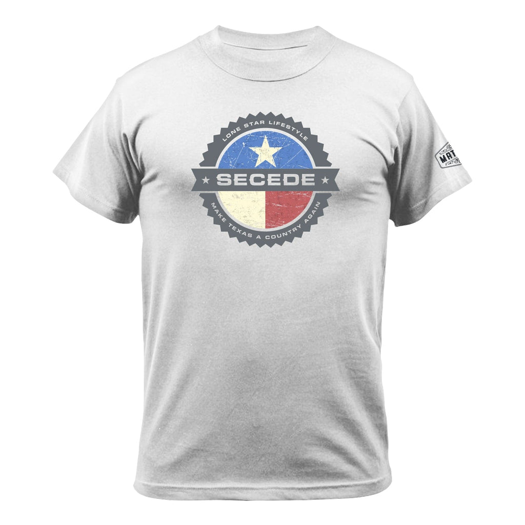 MATACA T-shirt White / S The Secede Medallion Texas Secede Medallion T-shirt | Make Texas A Country Again | MATACA