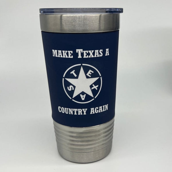 20 oz Tumbler - Zavala Flag