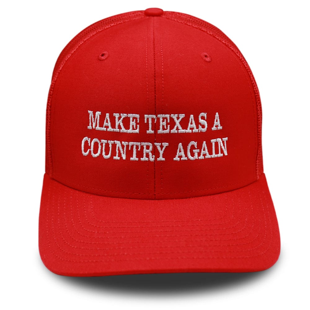 MATACA Hat Red - Make Texas A Country Again Hat - Classic Trucker Red Make Texas A Country Again Trucker Hat - MATACA - Richardson 112