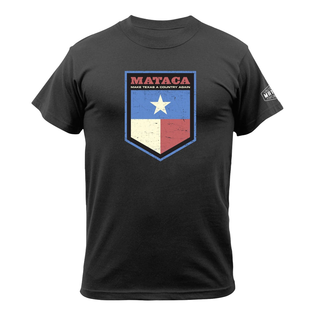 MATACA T-shirt Black / S MATACA Super Hero Shield MATACA Super Hero Shield | Make Texas A Country | Back the Blue | Blue Line